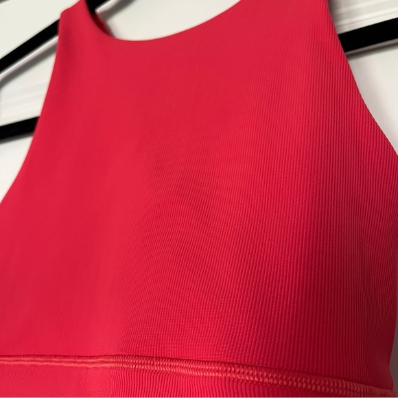 Lululemon Energy High-Neck Ribbed Bra *Medium Support, B–D Cups - Red - Picture 5 of 5